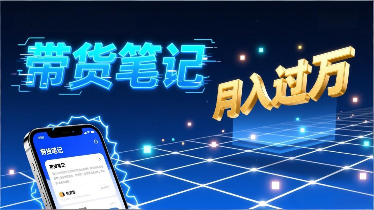 小红书爆款笔记带货实战:拆解封面标题正文全要素,手把手教你单篇笔记带货月入过万 1 20260126120420 6977584464bc6