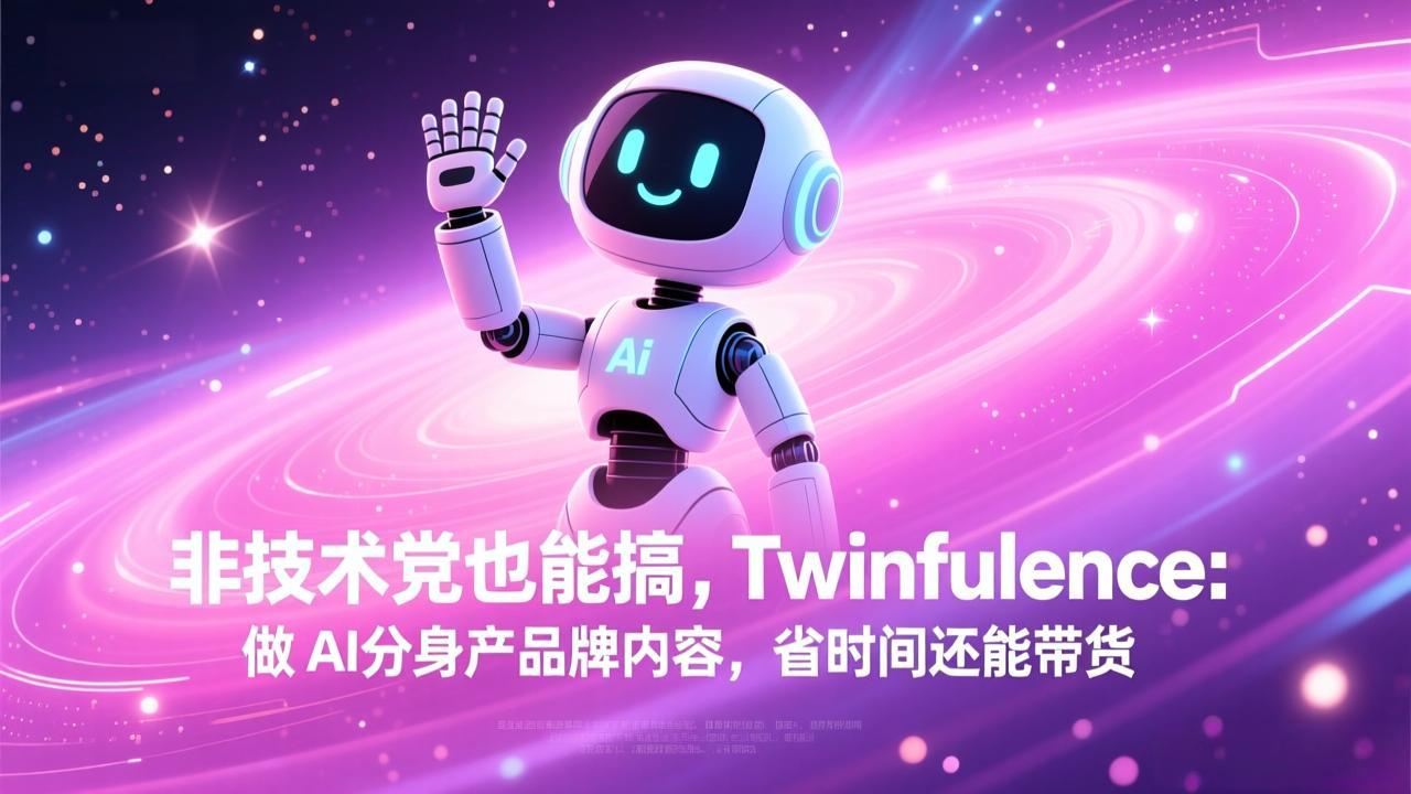 非技术党也能搞!Twinfluence:做 AI 分身产品牌内容,省时间还能带货 1 20260211145530 698c98620985f