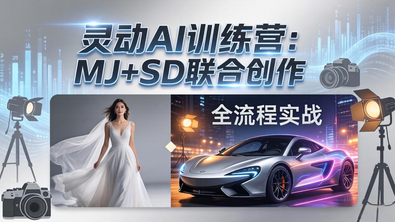 灵动AI训练营-3.0课程:MJ+SD联合创作,从婚纱大片到汽车广告,摄影后期全流程实战 1 20260328114605 69c7bf7dd9e47