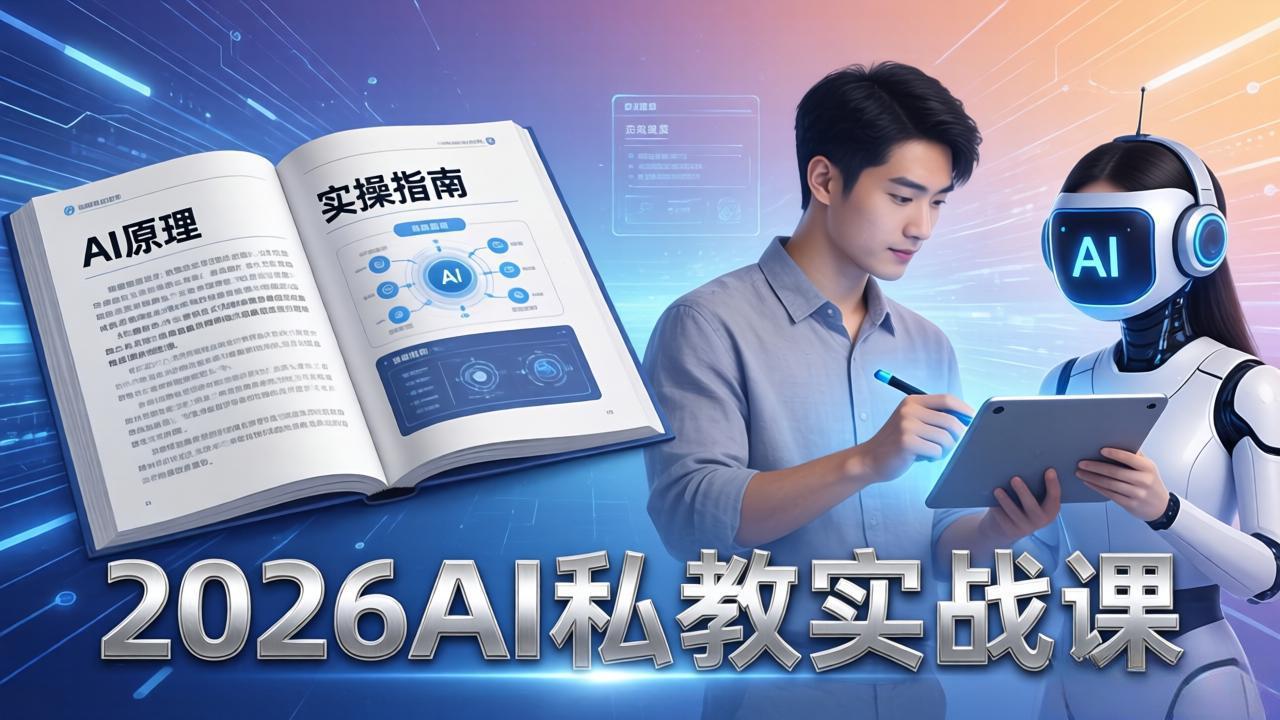 2026AI私教实战课:从AI原理到全场景实操,零基础学会用AI提效+单人单干创业 1 20260405151256 69d27bf8641dc