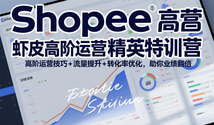 Shopee虾皮高阶运营精英特训营,高阶运营技巧+流量提升+转化率优化,助你业绩翻倍(更新26年5月) 1 Shopee虾皮高阶运营精英特训营,高阶运营技巧+流量提升+转化率优化,助你业绩翻倍(更新26年5月)
