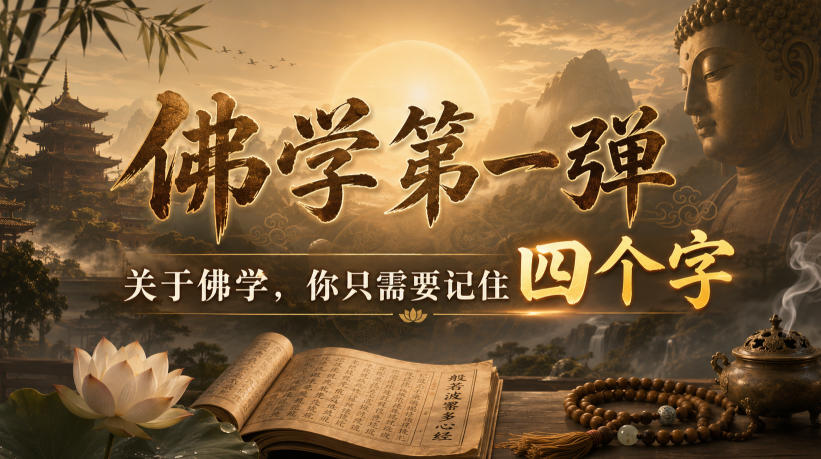 付费文章:佛学第一弹,关于佛学,你只需要记住四个字 1 付费文章:佛学第一弹,关于佛学,你只需要记住四个字