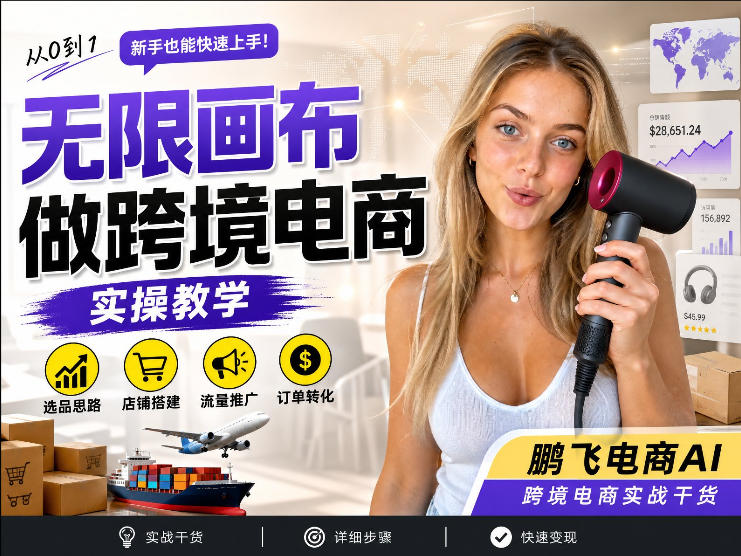 【跨境电商必备】AI无线画布制作商品宣传视频,四步搞定,无线画布工作流,操作简单好上手 1 【跨境电商必备】AI无线画布制作商品宣传视频,四步搞定,无线画布工作流,操作简单好上手