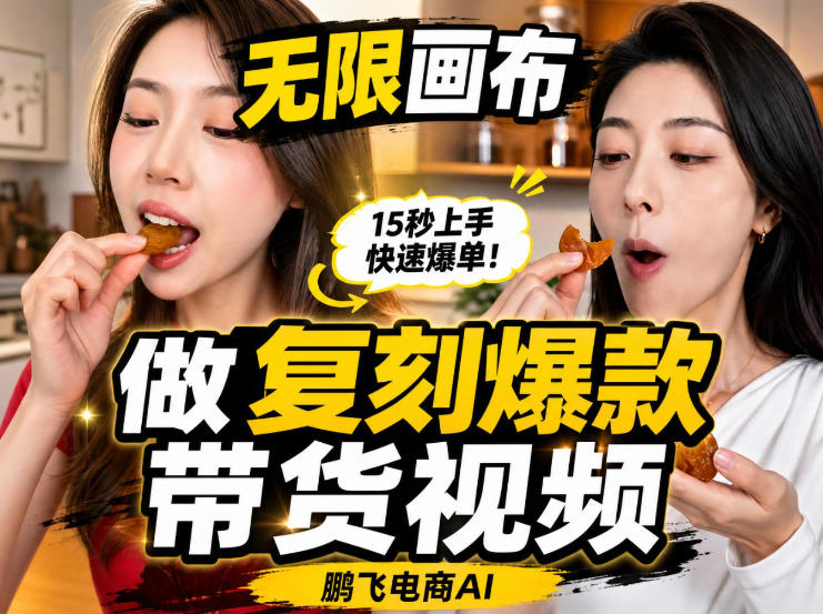 无限画布实操教程,搭一个炸裂级黑科技工作流——一键复刻爆款带货视频 1 无限画布实操教程,搭一个炸裂级黑科技工作流——一键复刻爆款带货视频