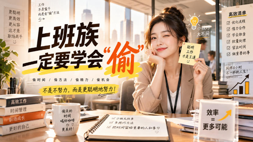 某社群精选付费文:上班族一定要学会“偷“ 1 某社群精选付费文:上班族一定要学会“偷“