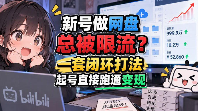网盘拉新SOP:小白前期宝典,每一步都有明确动作,几千测试出来的打法,全程不限流 1 网盘拉新SOP:小白前期宝典,每一步都有明确动作,几千测试出来的打法,全程不限流