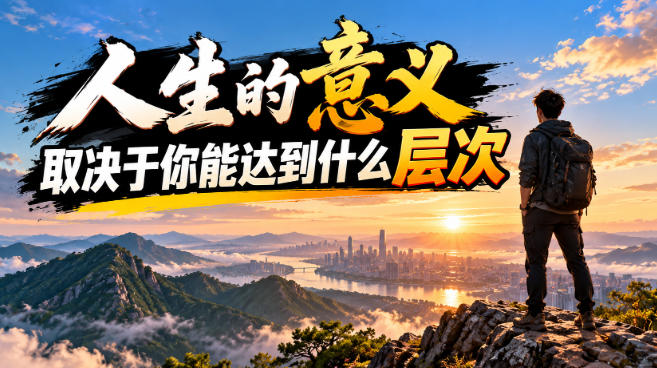 某公众号付费文章:人生的意义,取决于你能达到什么层次 1 某公众号付费文章:人生的意义,取决于你能达到什么层次