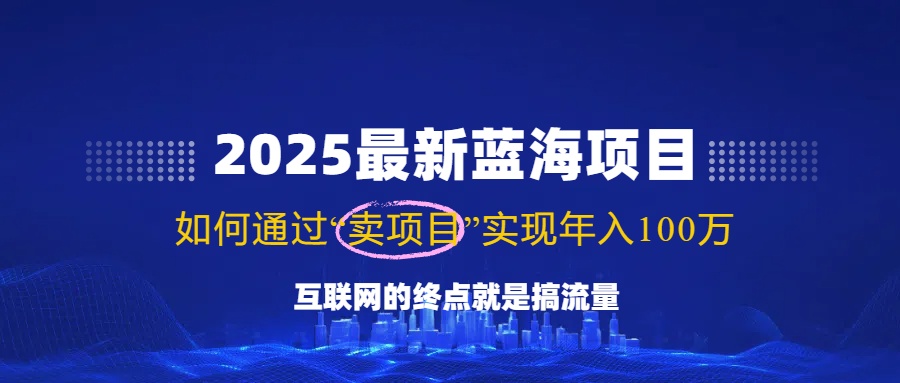 2025最新蓝海项目，零门槛轻松复制，月入10万+，新手也能操作！ - 网创智库网创-网赚-电商-tk-出海-AI-抖音-快手-小红书-视频号-玩法-创业-小程序-公众号-私域-s粉网创智库