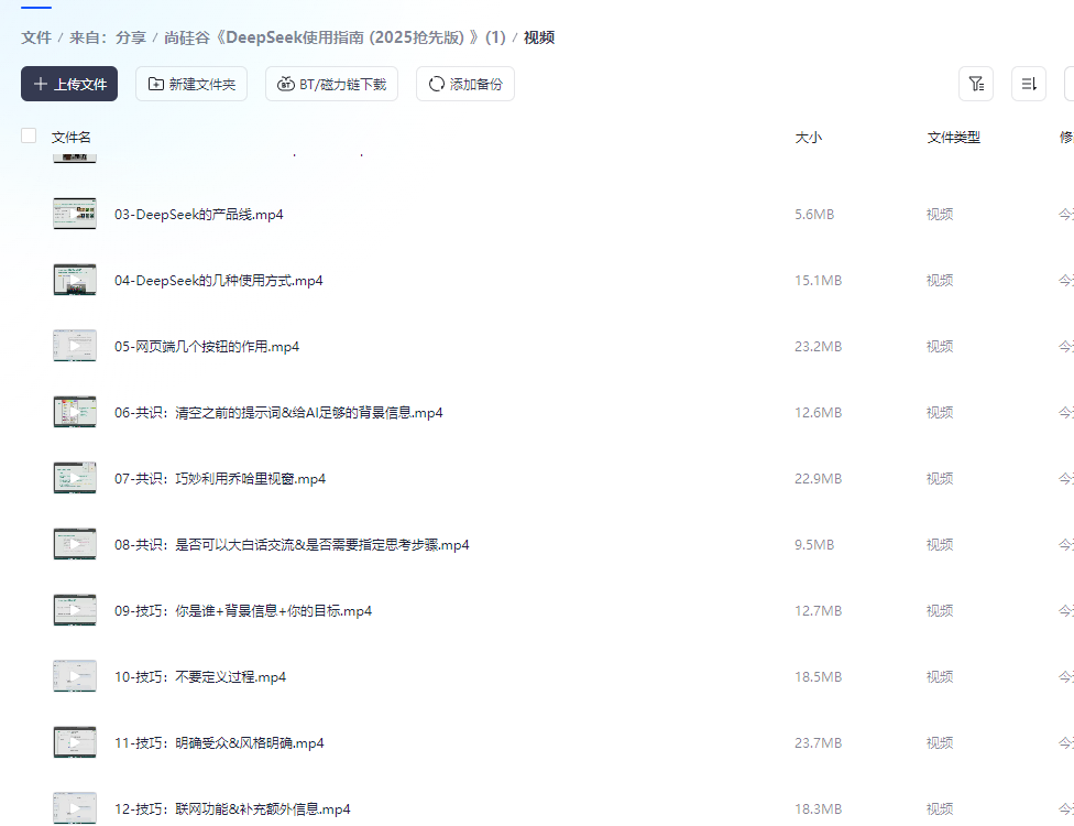 尚硅谷《DeepSeek使用指南 (2025抢先版) 》(1) - 网创智库网创-网赚-电商-tk-出海-AI-抖音-快手-小红书-视频号-玩法-创业-小程序-公众号-私域-s粉网创智库