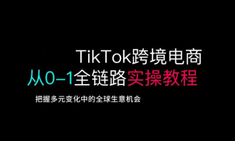 TikTok跨境电商从0-1全链路全方位实操教程，把握多元变化中的全球生意机会网创-网赚-电商-tk-出海-AI-抖音-快手-小红书-视频号-玩法-创业-小程序-公众号-私域-s粉网创智库