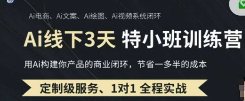 AI实操培训第20-21期线下，0基础保姆级教程，3月最新整理，企业获客、降本增效、打造超级个体网创-网赚-电商-tk-出海-AI-抖音-快手-小红书-视频号-玩法-创业-小程序-公众号-私域-s粉网创智库