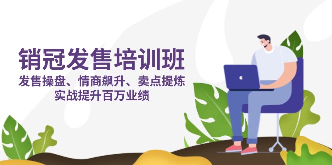 销冠 发售培训班：发售 操盘+情商 飙升+卖点 提炼，实战提升百万业绩网创-网赚-电商-tk-出海-AI-抖音-快手-小红书-视频号-玩法-创业-小程序-公众号-私域-s粉网创智库