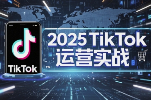 2025TikTok电商运营，掌握TikTok店铺运营核心技巧，实现低成本高转化网创-网赚-电商-tk-出海-AI-抖音-快手-小红书-视频号-玩法-创业-小程序-公众号-私域-s粉网创智库