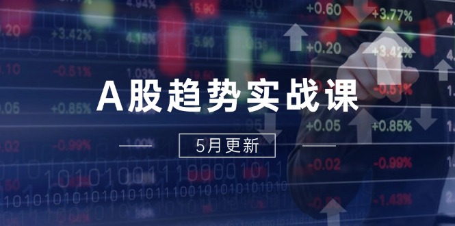 A股趋势实战课：主力动向+政策红利，2025全年策略5月更新网创-网赚-电商-tk-出海-AI-抖音-快手-小红书-视频号-玩法-创业-小程序-公众号-私域-s粉网创智库