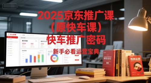 2025京东推广课(原快车课)解锁京东快车推广密码，新手必看运营宝典网创-网赚-电商-tk-出海-AI-抖音-快手-小红书-视频号-玩法-创业-小程序-公众号-私域-s粉网创智库