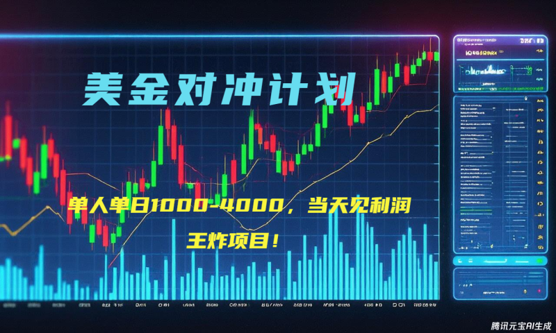 2025年最暴力项目“美金先登计划”最新最强对冲战法,每日实际收益1K-4K网创-网赚-电商-tk-出海-AI-抖音-快手-小红书-视频号-玩法-创业-小程序-公众号-私域-s粉网创智库