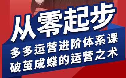 海神·拼多多运营进阶系统课(更新8月)网创-网赚-电商-tk-出海-AI-抖音-快手-小红书-视频号-玩法-创业-小程序-公众号-私域-s粉网创智库