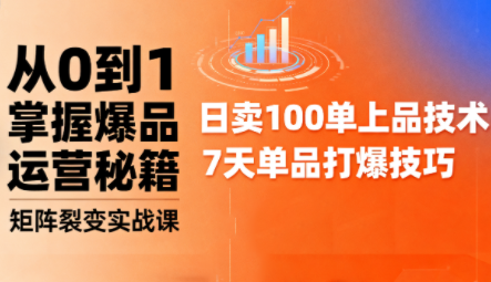 抖音小店爆品打造与矩阵裂变实战课网创-网赚-电商-tk-出海-AI-抖音-快手-小红书-视频号-玩法-创业-小程序-公众号-私域-s粉网创智库