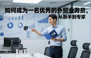 如何成为一名优秀的外贸业务员，从新手到专家网创-网赚-电商-tk-出海-AI-抖音-快手-小红书-视频号-玩法-创业-小程序-公众号-私域-s粉网创智库