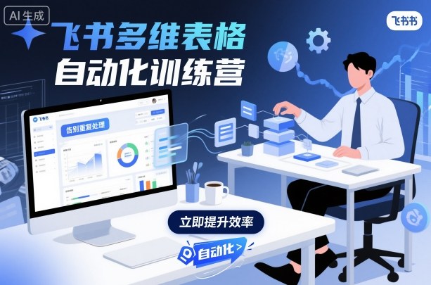 飞书多维表格自动化训练营，手把手教你告别重复处理，用多维表格开启高效办公新模式网创-网赚-电商-tk-出海-AI-抖音-快手-小红书-视频号-玩法-创业-小程序-公众号-私域-s粉网创智库