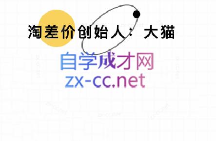 大猫淘差价课程(更新10月)网创-网赚-电商-tk-出海-AI-抖音-快手-小红书-视频号-玩法-创业-小程序-公众号-私域-s粉网创智库