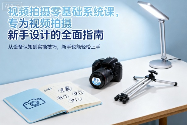视频拍摄零基础系统课，专为视频拍摄新手设计的全面指南网创-网赚-电商-tk-出海-AI-抖音-快手-小红书-视频号-玩法-创业-小程序-公众号-私域-s粉网创智库