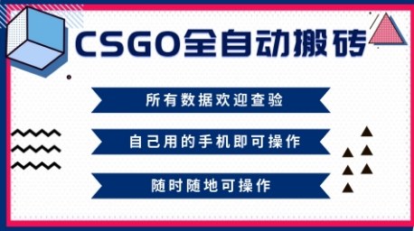 CSGO全自动搬砖，年底钱回家好项目，当天可拿到结果，新手小白轻松月入1W+【揭秘】网创-网赚-电商-tk-出海-AI-抖音-快手-小红书-视频号-玩法-创业-小程序-公众号-私域-s粉网创智库