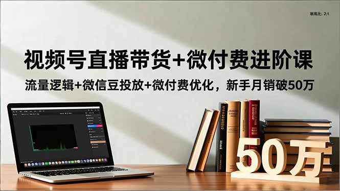 视频号直播带货+微付费进阶课：流量逻辑+微信豆投放+微付费优化，新手月销破50万网创-网赚-电商-tk-出海-AI-抖音-快手-小红书-视频号-玩法-创业-小程序-公众号-私域-s粉网创智库