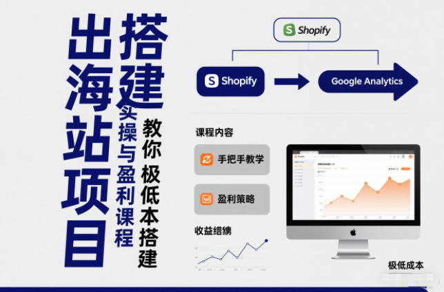 小淘出海站项目，搭建实操与盈利课程，手把手教你用极低成本搭建网创-网赚-电商-tk-出海-AI-抖音-快手-小红书-视频号-玩法-创业-小程序-公众号-私域-s粉网创智库