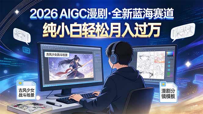 2026年全新蓝海赛道，纯小白轻松月入过万网创-网赚-电商-tk-出海-AI-抖音-快手-小红书-视频号-玩法-创业-小程序-公众号-私域-s粉网创智库