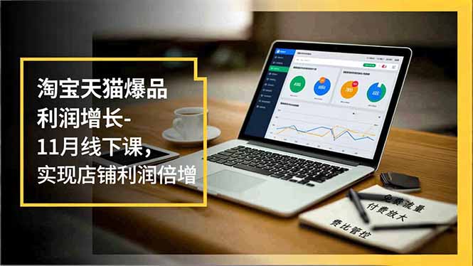淘宝天猫爆品利润增长-11月线下课，免费流量、付费放大、费比管控，实现店铺利润倍增网创-网赚-电商-tk-出海-AI-抖音-快手-小红书-视频号-玩法-创业-小程序-公众号-私域-s粉网创智库