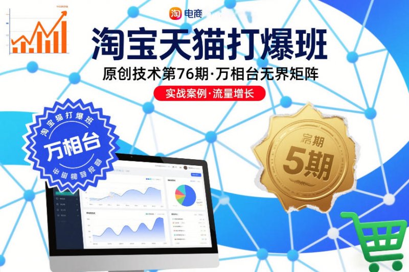 淘宝天猫打爆班原创技术第76期，万相台无界矩阵网创-网赚-电商-tk-出海-AI-抖音-快手-小红书-视频号-玩法-创业-小程序-公众号-私域-s粉网创智库