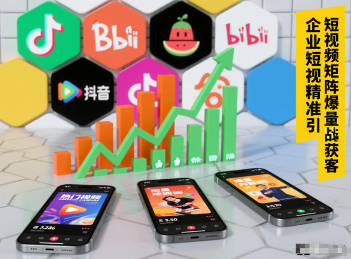 企业短视频精准引流矩阵获客,短视频矩阵爆量战法网创-网赚-电商-tk-出海-AI-抖音-快手-小红书-视频号-玩法-创业-小程序-公众号-私域-s粉网创智库