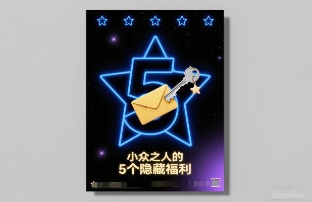 付费文章：小众之人的5个隐藏福利网创-网赚-电商-tk-出海-AI-抖音-快手-小红书-视频号-玩法-创业-小程序-公众号-私域-s粉网创智库