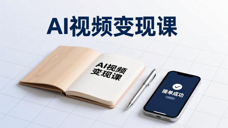 AI视频变现课，学完即可创作短片、接商单，实现副业增收，单项目报价可达千元网创-网赚-电商-tk-出海-AI-抖音-快手-小红书-视频号-玩法-创业-小程序-公众号-私域-s粉网创智库