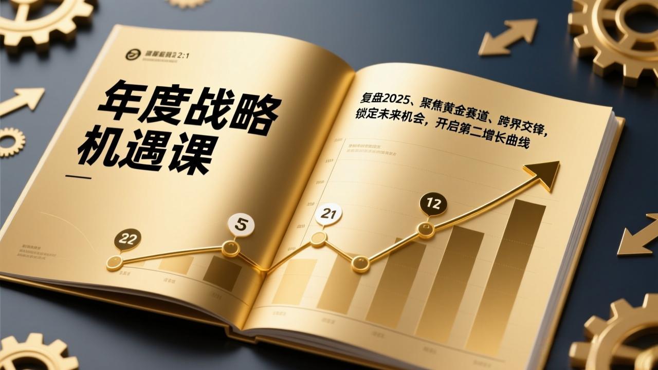 年度战略机遇课，复盘2025、聚焦黄金赛道、跨界交锋，锁定未来机会，开启第二增长曲线 - 网创智库网创-网赚-电商-tk-出海-AI-抖音-快手-小红书-视频号-玩法-创业-小程序-公众号-私域-s粉网创智库