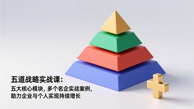 五道战略实战课：五大核心模块，多个名企实战案例，助力企业与个人实现持续增长网创-网赚-电商-tk-出海-AI-抖音-快手-小红书-视频号-玩法-创业-小程序-公众号-私域-s粉网创智库