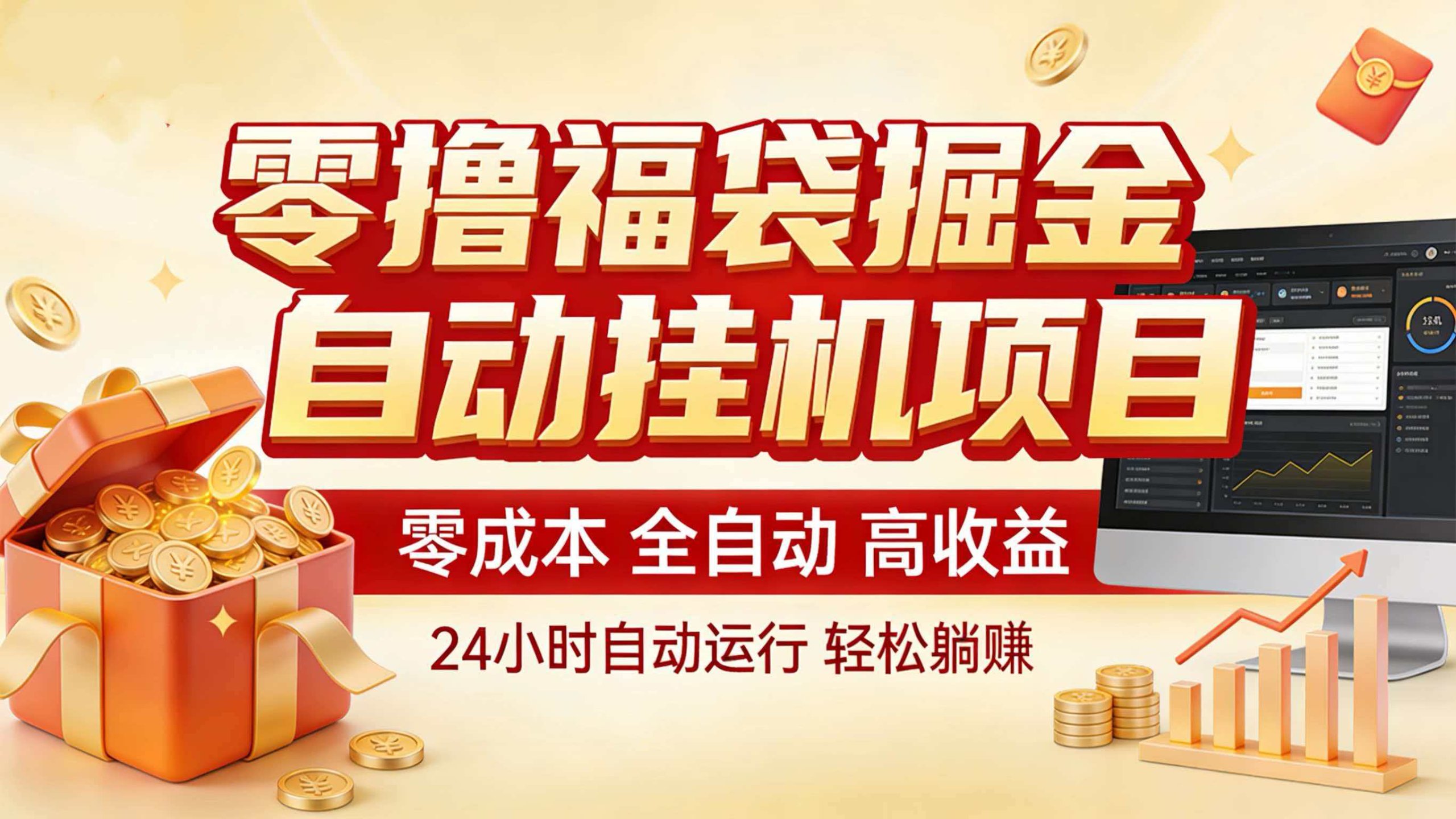 零撸福袋掘金！全自动挂机躺赚，新手也能上手 - 网创智库网创-网赚-电商-tk-出海-AI-抖音-快手-小红书-视频号-玩法-创业-小程序-公众号-私域-s粉网创智库