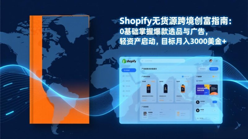 Shopify爆款打法实战：从选品到广告投放，复制爆款模型，驱动独立站月销售额破万刀网创-网赚-电商-tk-出海-AI-抖音-快手-小红书-视频号-玩法-创业-小程序-公众号-私域-s粉网创智库