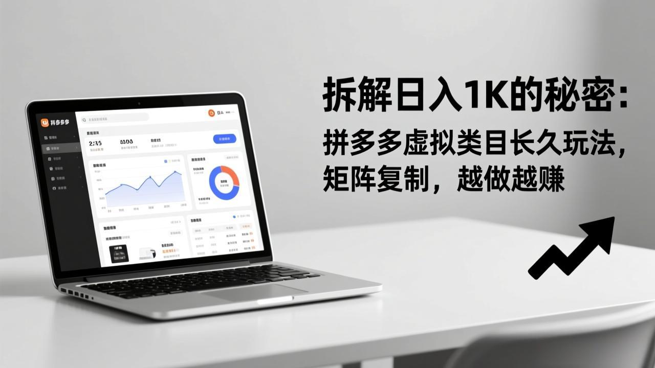 拆解日入 1K 的秘密：拼多多虚拟类目长久玩法，矩阵复制，越做越赚 - 网创智库网创-网赚-电商-tk-出海-AI-抖音-快手-小红书-视频号-玩法-创业-小程序-公众号-私域-s粉网创智库