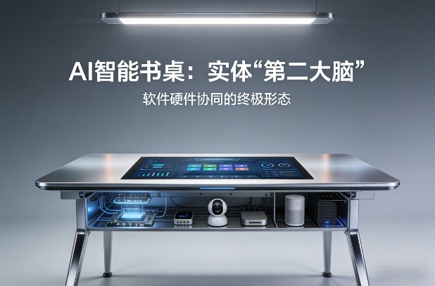 AI智能书桌搭建，构建你的实体“第二大脑”，软件硬件协同的终极形态网创-网赚-电商-tk-出海-AI-抖音-快手-小红书-视频号-玩法-创业-小程序-公众号-私域-s粉网创智库