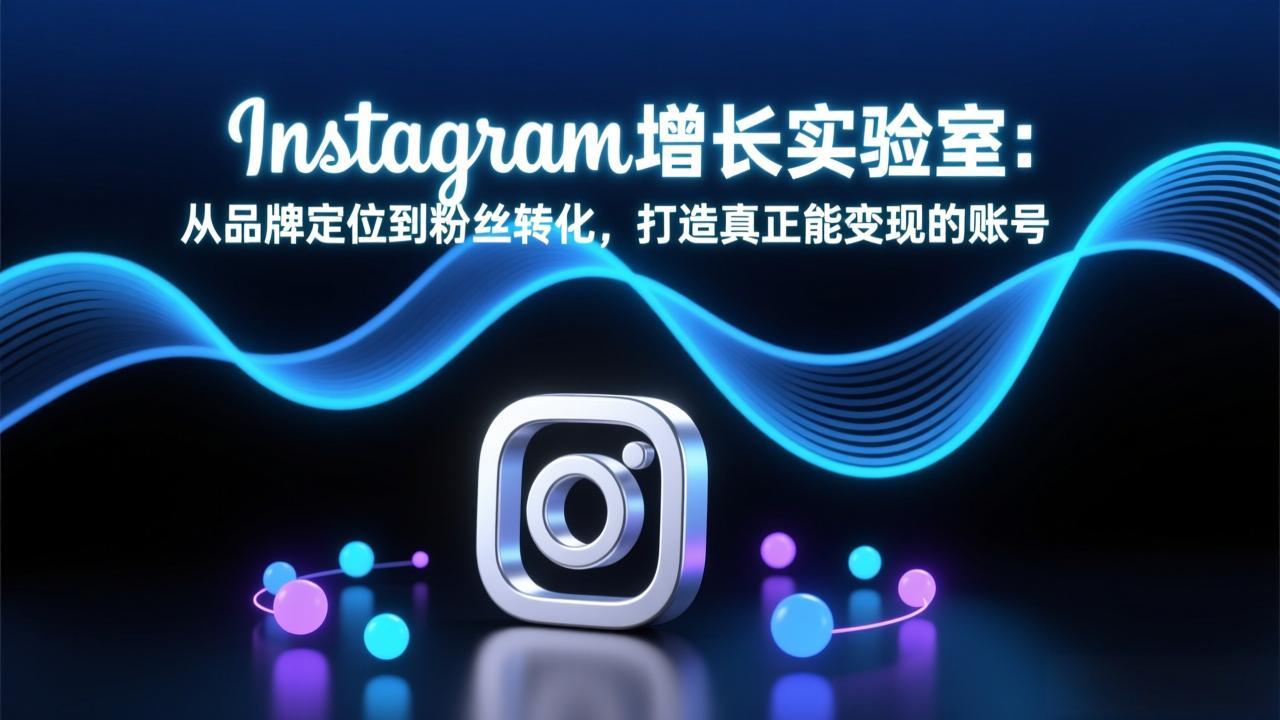 Instagram增长实验室：从品牌定位到粉丝转化，打造真正能变现的账号 - 网创智库网创-网赚-电商-tk-出海-AI-抖音-快手-小红书-视频号-玩法-创业-小程序-公众号-私域-s粉网创智库