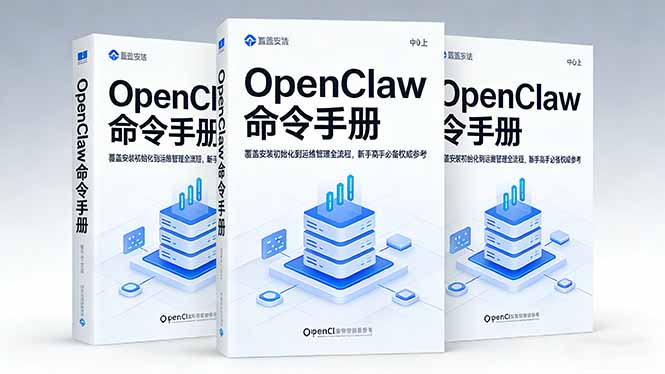 OpenClaw命令手册：覆盖安装初始化到运维管理全流程，新手高手必备权威参考网创-网赚-电商-tk-出海-AI-抖音-快手-小红书-视频号-玩法-创业-小程序-公众号-私域-s粉网创智库