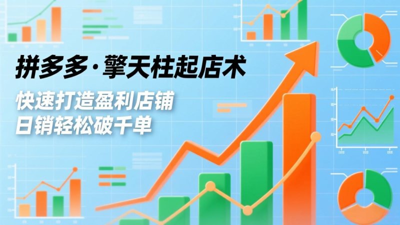 拼多多·擎天柱起店术3.0(更新网创-网赚-电商-tk-出海-AI-抖音-快手-小红书-视频号-玩法-创业-小程序-公众号-私域-s粉网创智库