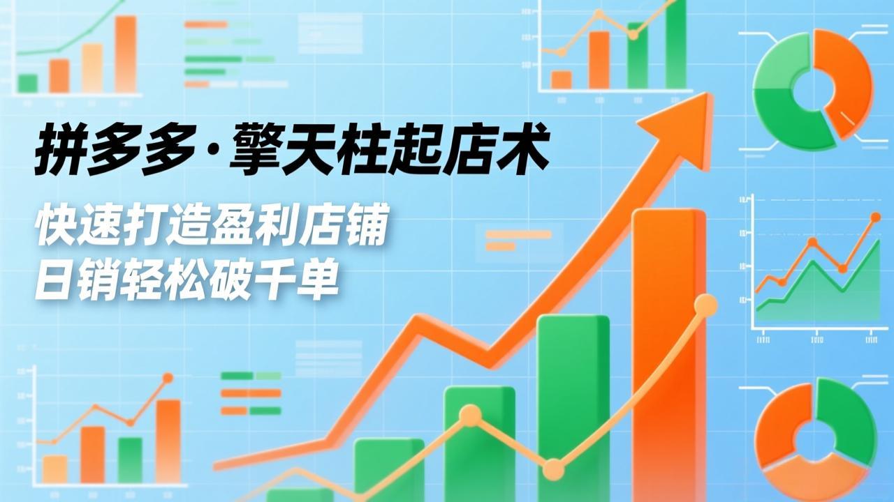 拼多多·擎天柱起店术3.0(更新 - 网创智库网创-网赚-电商-tk-出海-AI-抖音-快手-小红书-视频号-玩法-创业-小程序-公众号-私域-s粉网创智库