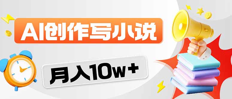 2026风口项目AI写小说 轻松实现月入10w+网创-网赚-电商-tk-出海-AI-抖音-快手-小红书-视频号-玩法-创业-小程序-公众号-私域-s粉网创智库