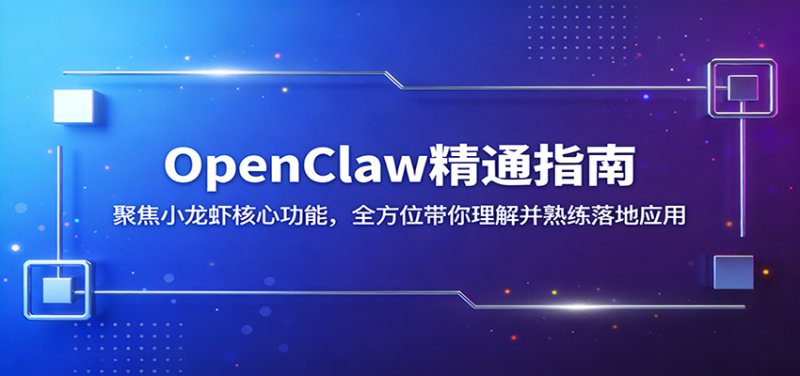 OpenClaw精通指南：聚焦小龙虾核心功能，全方位带你理解并熟练落地应用网创-网赚-电商-tk-出海-AI-抖音-快手-小红书-视频号-玩法-创业-小程序-公众号-私域-s粉网创智库