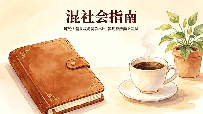 付费文章：混社会指南，吃透人情世故与竞争本质，实现稳步向上发展 - 网创智库网创-网赚-电商-tk-出海-AI-抖音-快手-小红书-视频号-玩法-创业-小程序-公众号-私域-s粉网创智库