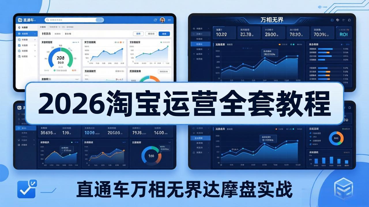 2026淘宝运营全套教程(更新5月8日 - 网创智库网创-网赚-电商-tk-出海-AI-抖音-快手-小红书-视频号-玩法-创业-小程序-公众号-私域-s粉网创智库