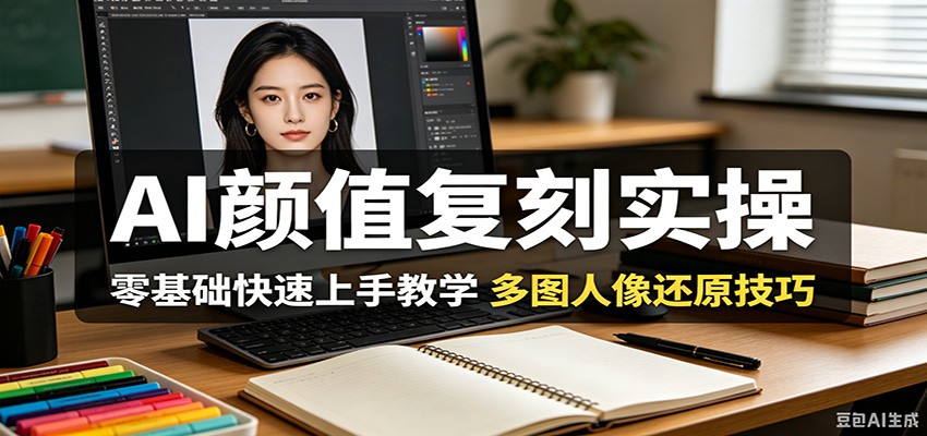 AI颜值复刻实操,零基础快速上手教学,多图人像还原技巧 - 网创智库网创-网赚-电商-tk-出海-AI-抖音-快手-小红书-视频号-玩法-创业-小程序-公众号-私域-s粉网创智库
